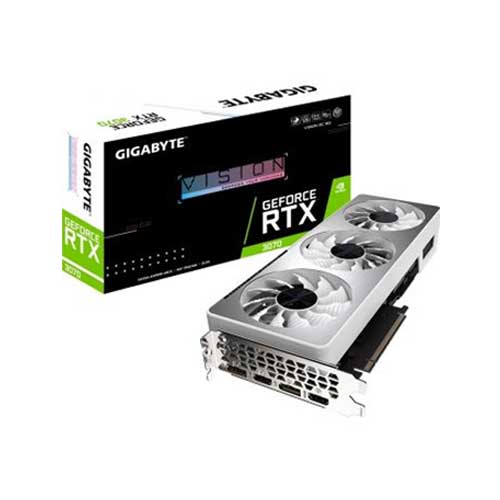 Gigabyte GeForce RTX 3070 Vision OC 8GB GDDR6 256-bit, 14000 MHz / 448 GB/s, PCI-Express 4.0 NVIDIA Graphics Card