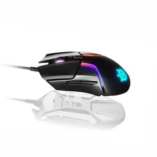 SteelSeries Rival 600 Gaming Mouse, Dual Optical Sensor, RGB Lighting