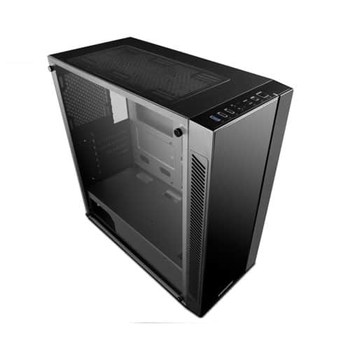 DeepCool Matrexx 55 Full Sized Tempered Glass ATX Mid-Tower Gaming Case - Black for gaming pc