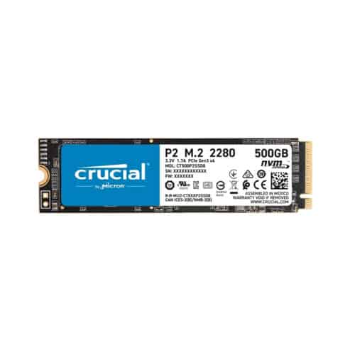 SSD Crucial 500GB NVMe M.2 - CT500P2SSD8
