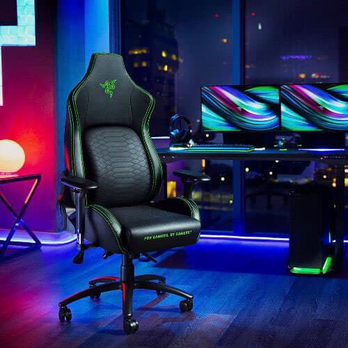 Iskur Razer Gaming Chair- Black