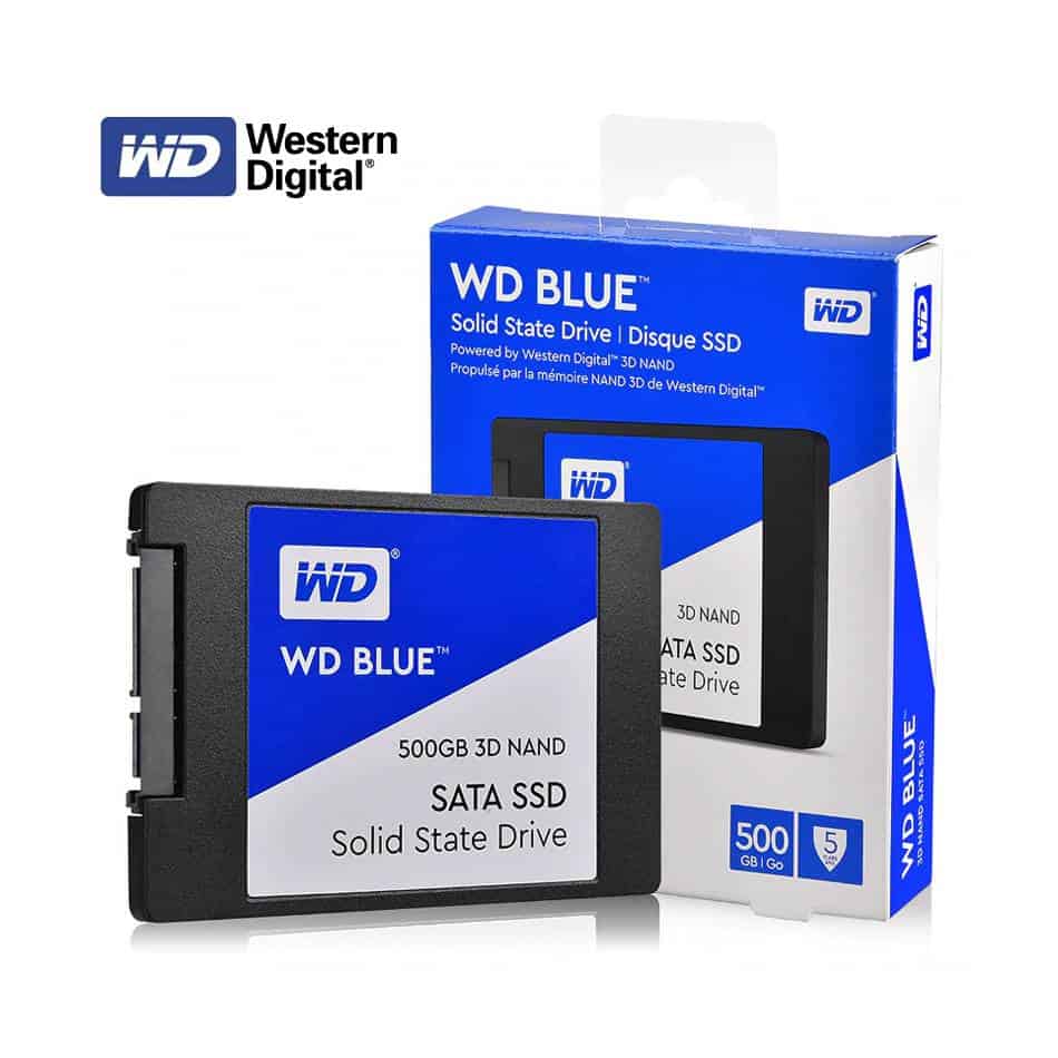WD SATA SSD Solid State Drive 500GB BLUE