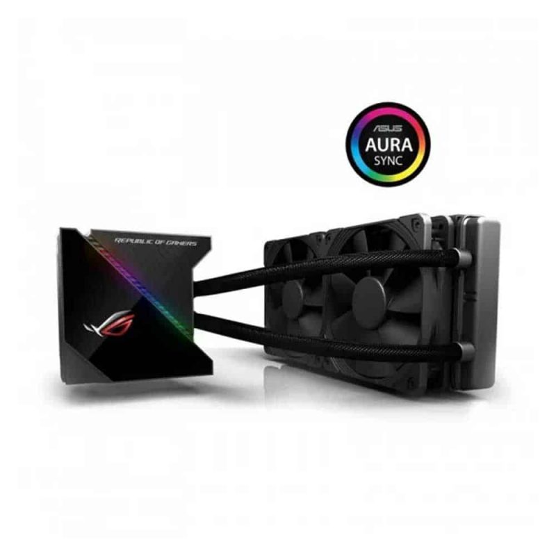 ROG Ryujin 240 all-in-one liquid CPU cooler with LiveDash color OLED, Aura Sync RGB and 2x Noctua iPPC 2000 PWM 120mm radiator fans