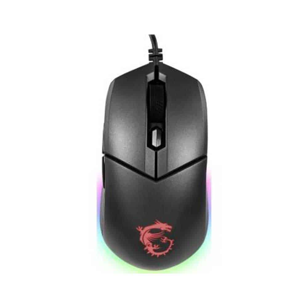 MSI Clutch GM11 RGB Lighting PMW-3325 Optical Gaming Mouse, 7 lighting effects