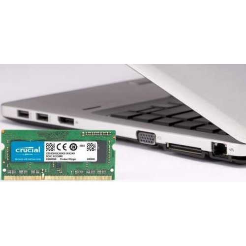 Crucial 8GB DDR3 1600 MHz SODIMM Laptop Memory