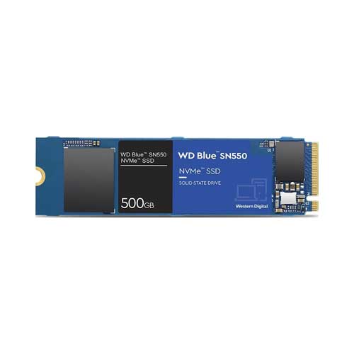 WD Blue 500GB M.2 SN550 NVMe PCI-e SSD
