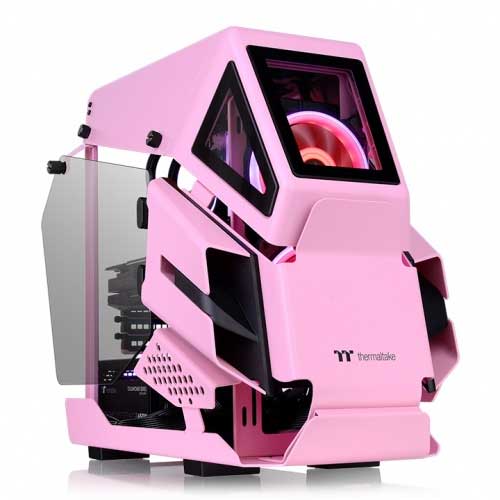 pink micro case for gaming pc