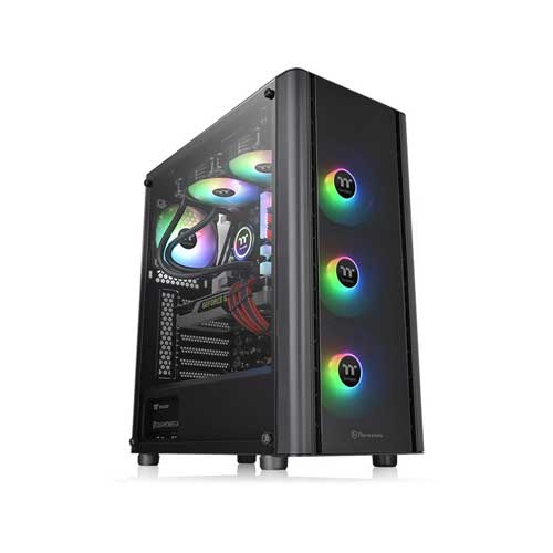 Starter Full-set Gaming Rig, Core i5-10th GEN, RTX 3050 8GB Graphics Card, 24" Gaming Monitor, RGB Gaming Table | V250Set for gaming pc