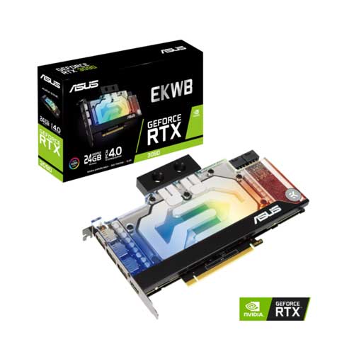 ASUS EKWB GeForce RTX 3090 24GB GDDR6X customize liquid Cooler | ‎RTX3090-24G-EK for gaming and crypto mining