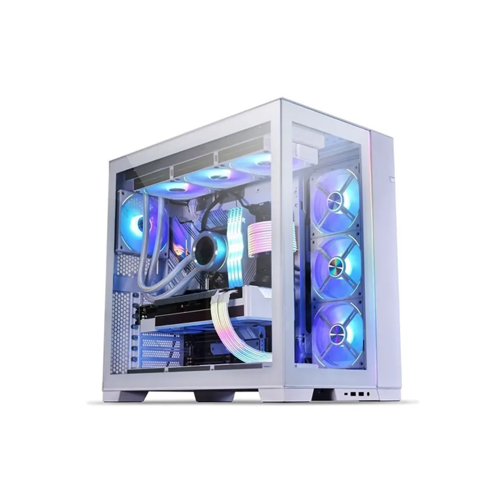 Raptor Gaming PC AMD Ryzen 9 RTX 5090 64GB RAM White Tower