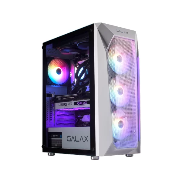 Galax Revolution-05 Mesh RGB Mid Tower ATX PC Case White Price in UAE