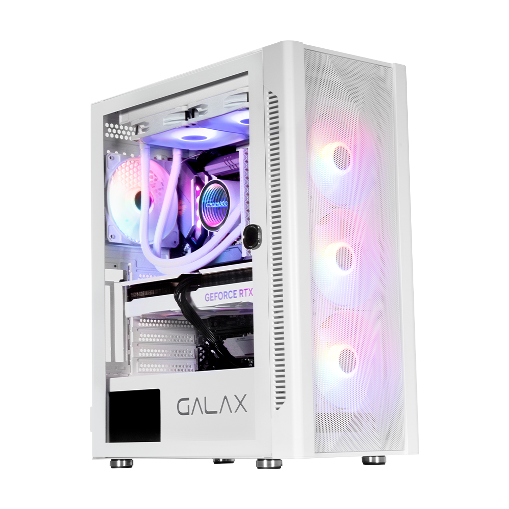 Galax Revolution-06 Mesh RGB Mid Tower ATX PC Case White Price in UAE